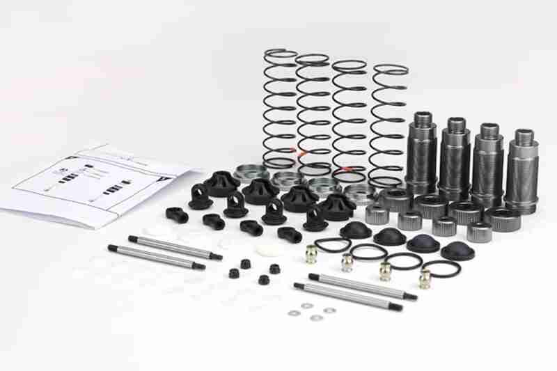 Carisma RC - M48S - Optional Aluminium Oil Shocks - Set 4 Pcs Carisma RC - M48S - Optional Aluminium Oil Shocks - Set 4 Pcs
