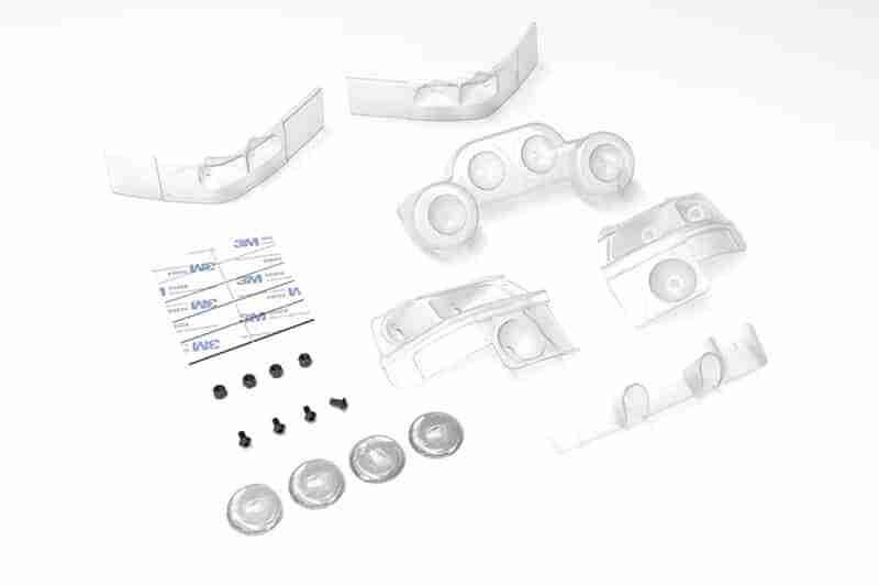 Carisma RC - M48S - Subaru WRC 1997 Light Buckets - Clear - Set Carisma RC - M48S - Subaru WRC 1997 Light Buckets - Clear - Set