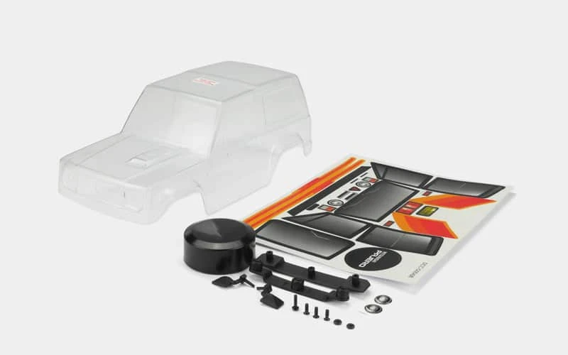 Carisma RC - MSA-1E 2.0 Mit. Pajero Clear Body Set Carisma RC - MSA-1E 2.0 Mit. Pajero Clear Body Set