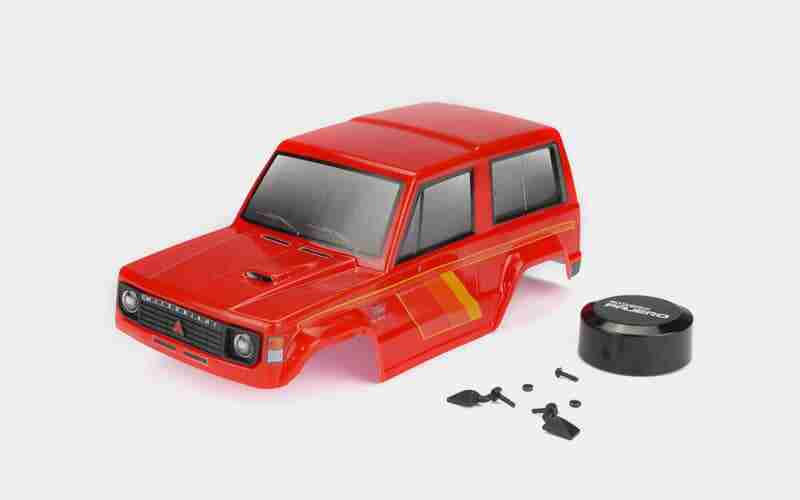 Carisma RC - MSA-1E 2.0 Mitsubishi Pajero XL-W Painted Body Set Red Carisma RC - MSA-1E 2.0 Mitsubishi Pajero XL-W Painted Body Set Red
