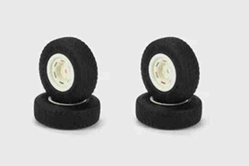 Carisma RC - MSA-1E 2.0 S2A White Wheels Tire Set - Land Rover - 4pcs Carisma RC - MSA-1E 2.0 S2A White Wheels Tire Set - Land Rover - 4pcs