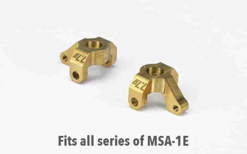 Carisma RC - MSA-1E Brass Steering Knuckles 7.7g (1 Pair) Carisma RC - MSA-1E Brass Steering Knuckles 7.7g (1 Pair)