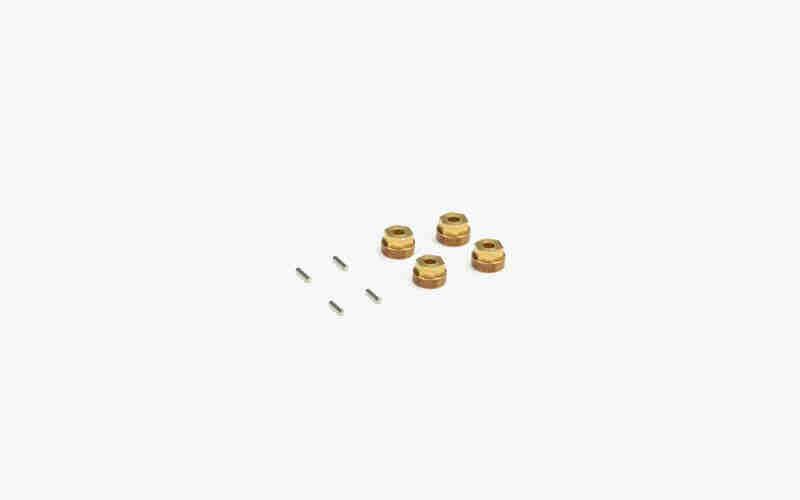 Carisma RC - MSA-1E Brass Weight Wheel Hex Set (4pcs) Carisma RC - MSA-1E Brass Weight Wheel Hex Set (4pcs)
