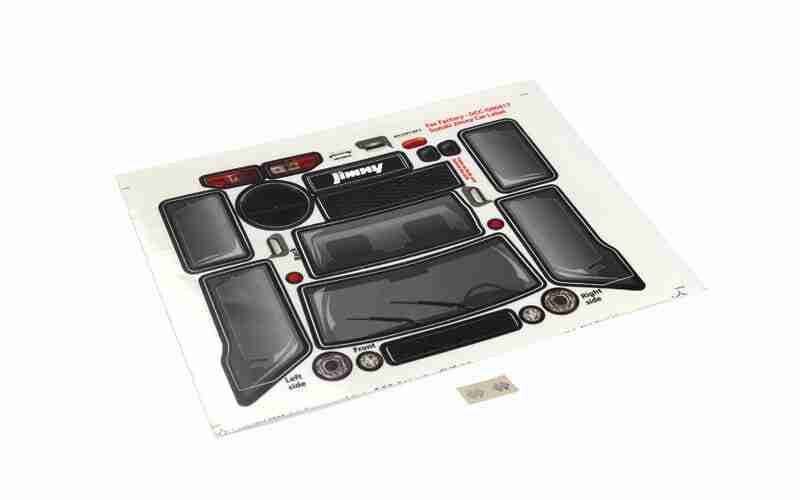 Carisma RC - MSA-1E Suzuki Jimny JB74 Decal Sheet Set Carisma RC - MSA-1E Suzuki Jimny JB74 Decal Sheet Set