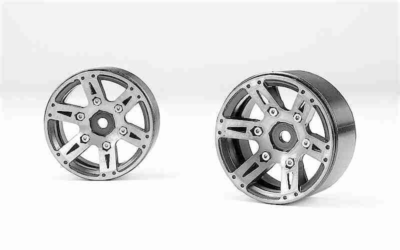 Carisma RC - SCA-1E 1.9 Alum Beadlock Six Spokes Carisma RC - SCA-1E 1.9 Alum Beadlock Six Spokes
