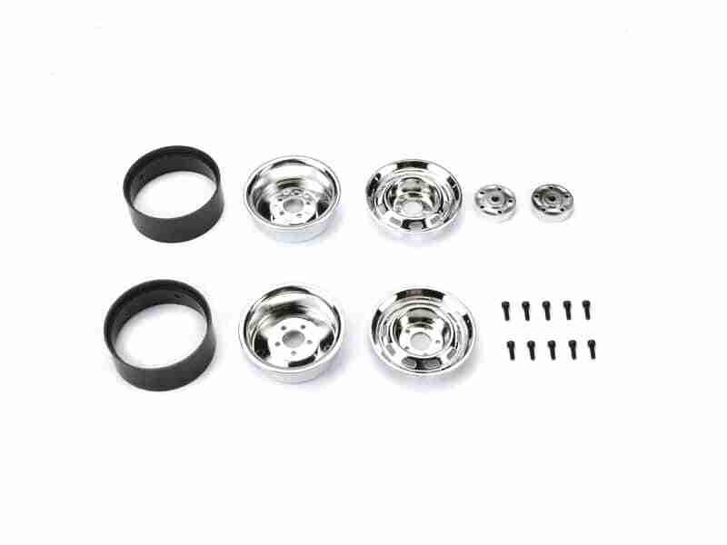Carisma RC - SCA-1E 1.9 Chrome Beadlock Wheel Set 2pcs Carisma RC - SCA-1E 1.9 Chrome Beadlock Wheel Set 2pcs