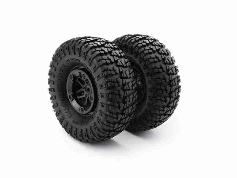 Carisma RC - SCA-1E Beadlock Wheel - Tire Set 2pcs Carisma RC - SCA-1E Beadlock Wheel - Tire Set 2pcs