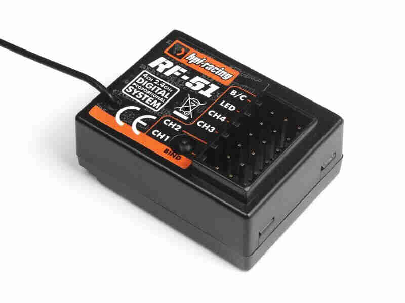 HPI-160055-RF-51-4CH-Modtager HPI RF-51 4CH Modtager