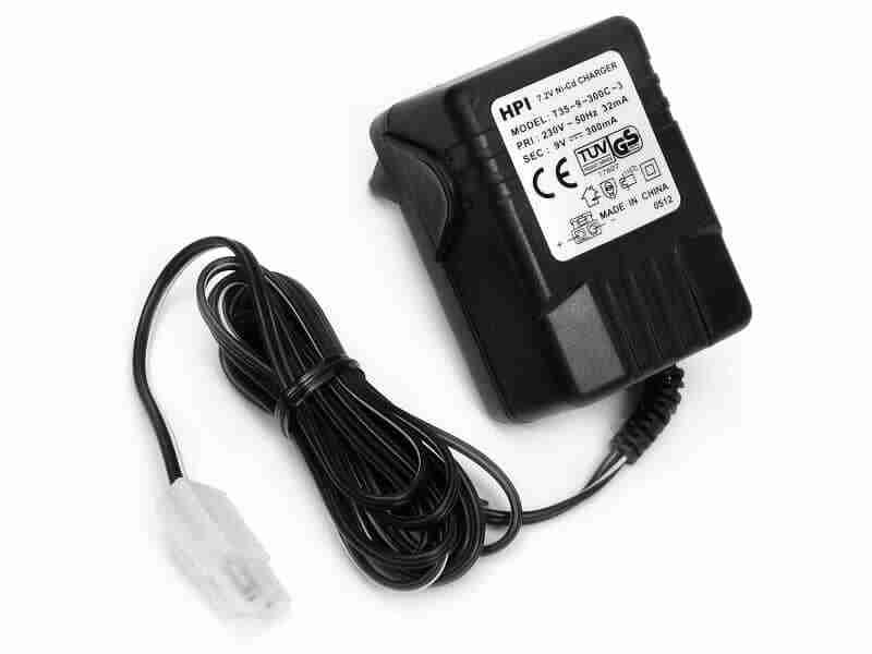 HPI-Oplader-For-6.0V-Rx-Batt-220V-Tamiya-Stik HPI Oplader For 6.0V Rx Batt 220V Tamiya Stik