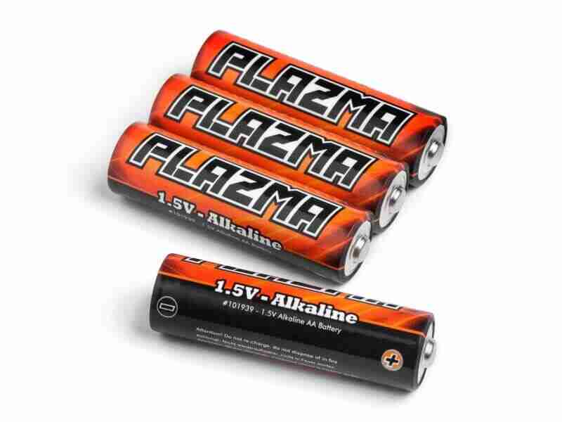 HPI-Plazma-1.5V-AA-Alkaline-Batteri-4-Stk HPI Plazma 1.5V AA Alkaline Batteri 4 Stk