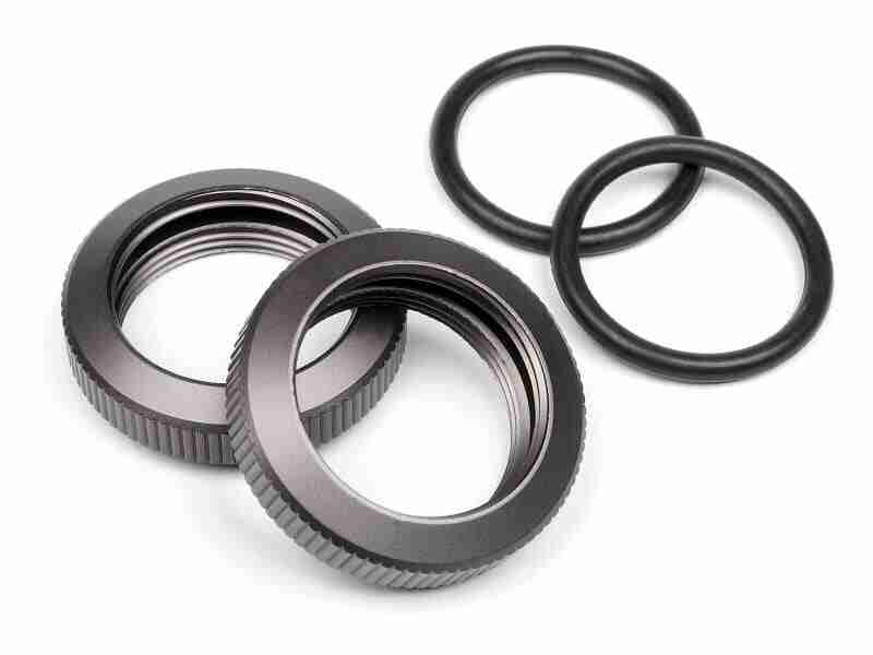 HPI-Racing-102155-Shock-Adjuster-Nut-20Mm-Gunmetal-2Pcs HPI 102155 Shock Adjuster Nut 20mm (Gunmetal/2Pcs)
