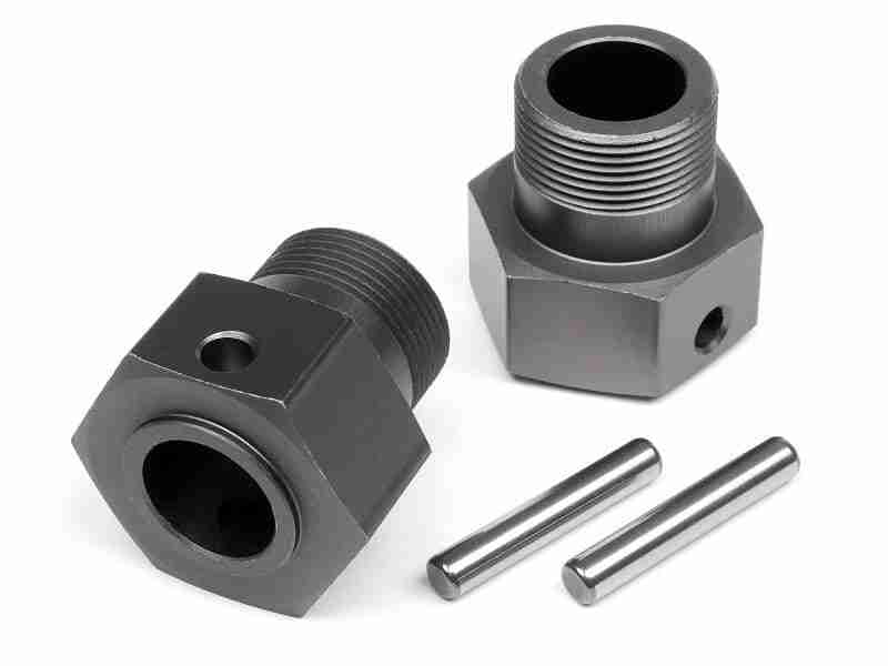 HPI-Racing-102157-Wheel-Hex-Hub-24X27Mm-Gunmetal-2Pcs HPI 102157 Wheel Hex Hub 24X27mm (Gunmetal/2Pcs)