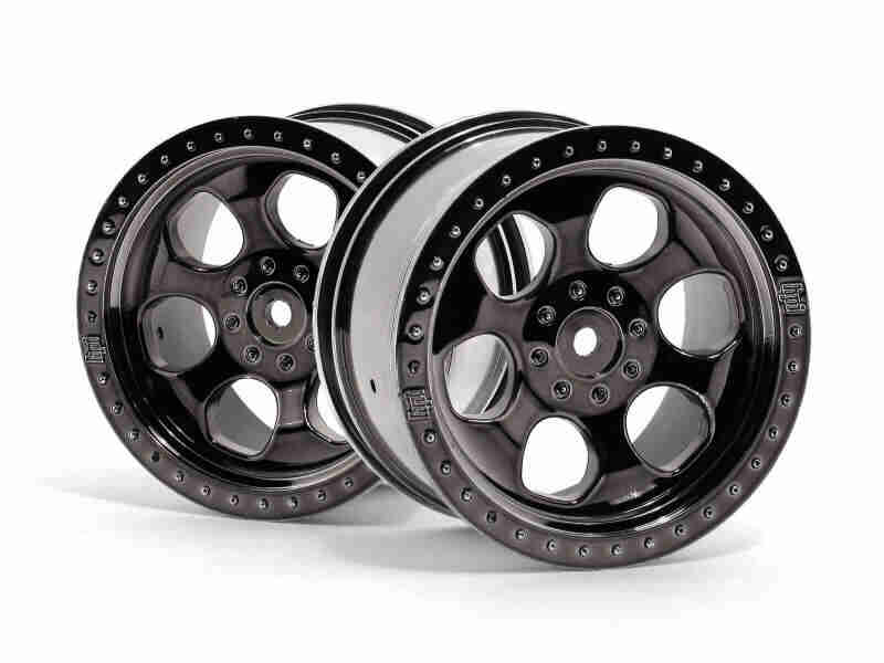 HPI-Racing-3161-6-Spoke-Wheel-Black-Chrome-83x56mm-2Pcs HPI 3161 6 Spoke Wheel Black Chrome 83x56mm (2Pcs)