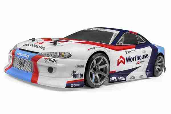 HPI-Racing-Sport-3-Drift-Worthouse-Nissan-Silvia-S15 HPI Sport 3 Drift Worthouse Nissan Silvia Fjernstyret bil