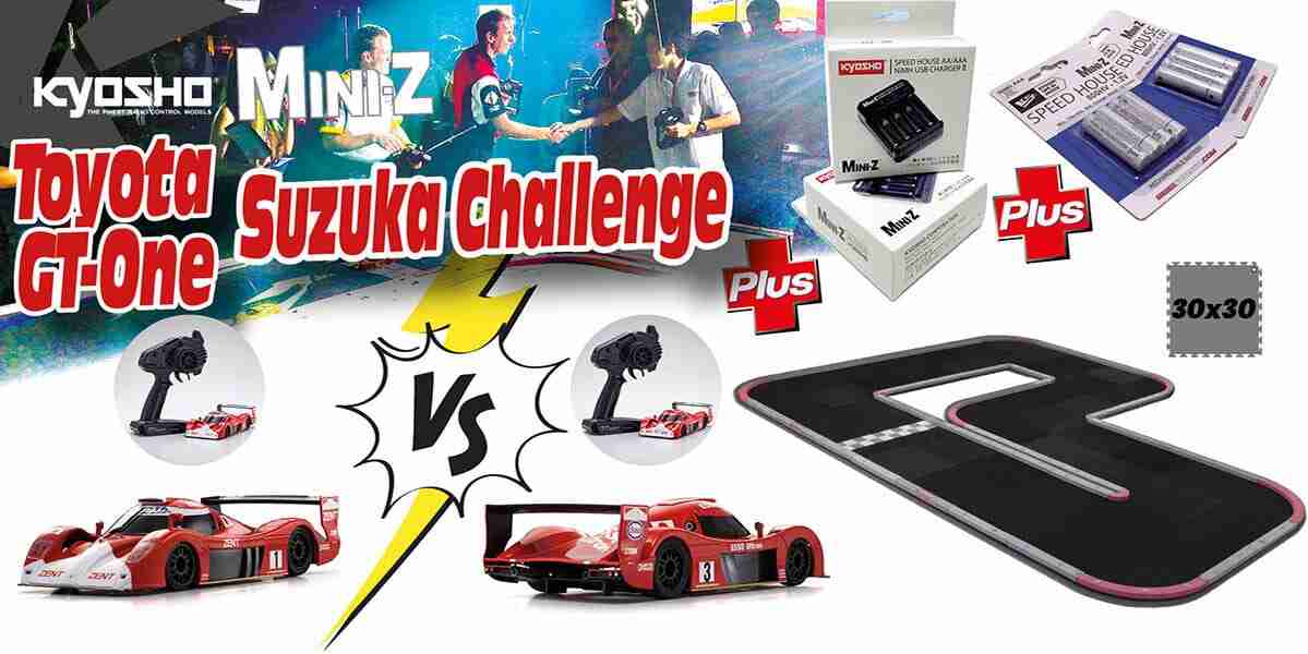 K.87033-GTONE Kyosho Grand Prix Circuit 30 Mini-Z Toyota GT-One LM ReadySet
