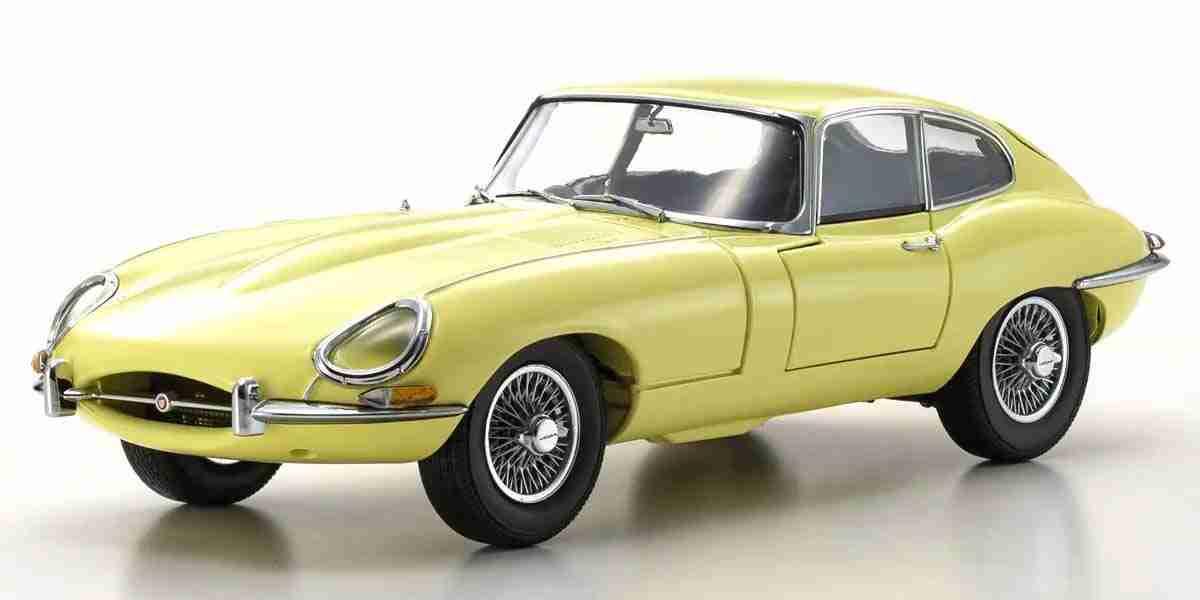 Kyosho 1:18 Jaguar E-Type 3.8L Coupe MK1 1961 Pale Primose KS08954LY Kyosho 1:18 Jaguar E-Type 3.8L Coupe MK1 1961 Pale Primose