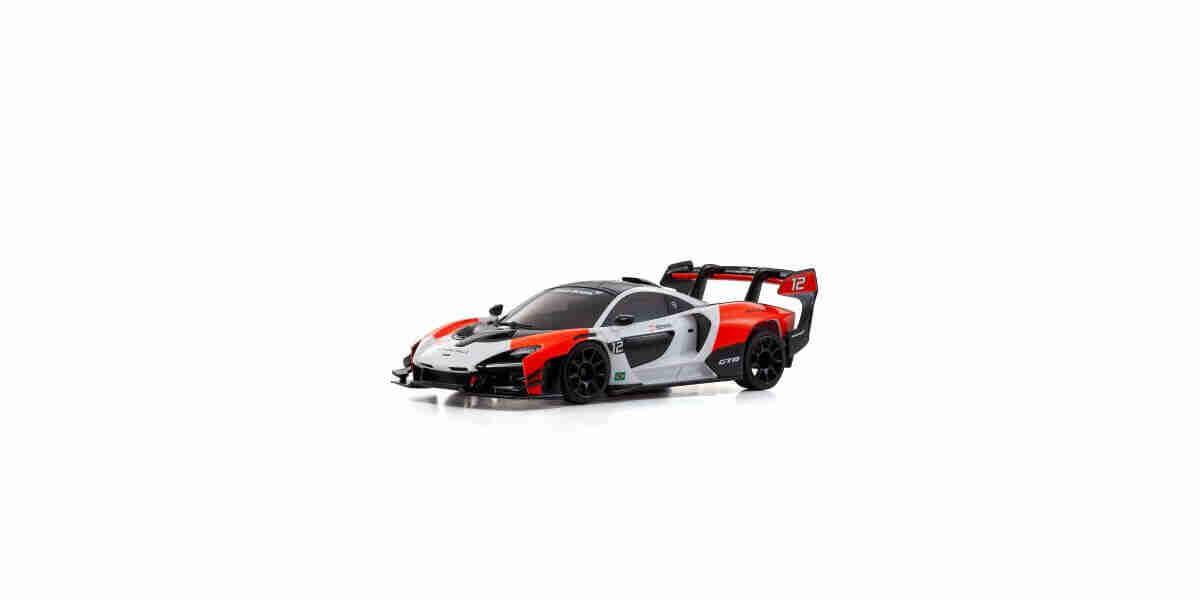 Kyosho-Autoscale-Mini-Z-McLaren-Senna-GTR-White-Red-W-MM Kyosho Autoscale Mini-Z McLaren Senna GTR White-Red W-MM