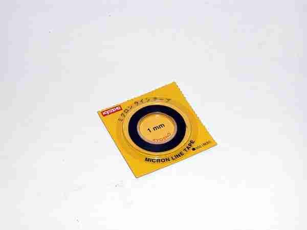 Kyosho Black Micron Tape 1mm x 5m K.1841BK Kyosho Black Micron Tape 1mm x 5m