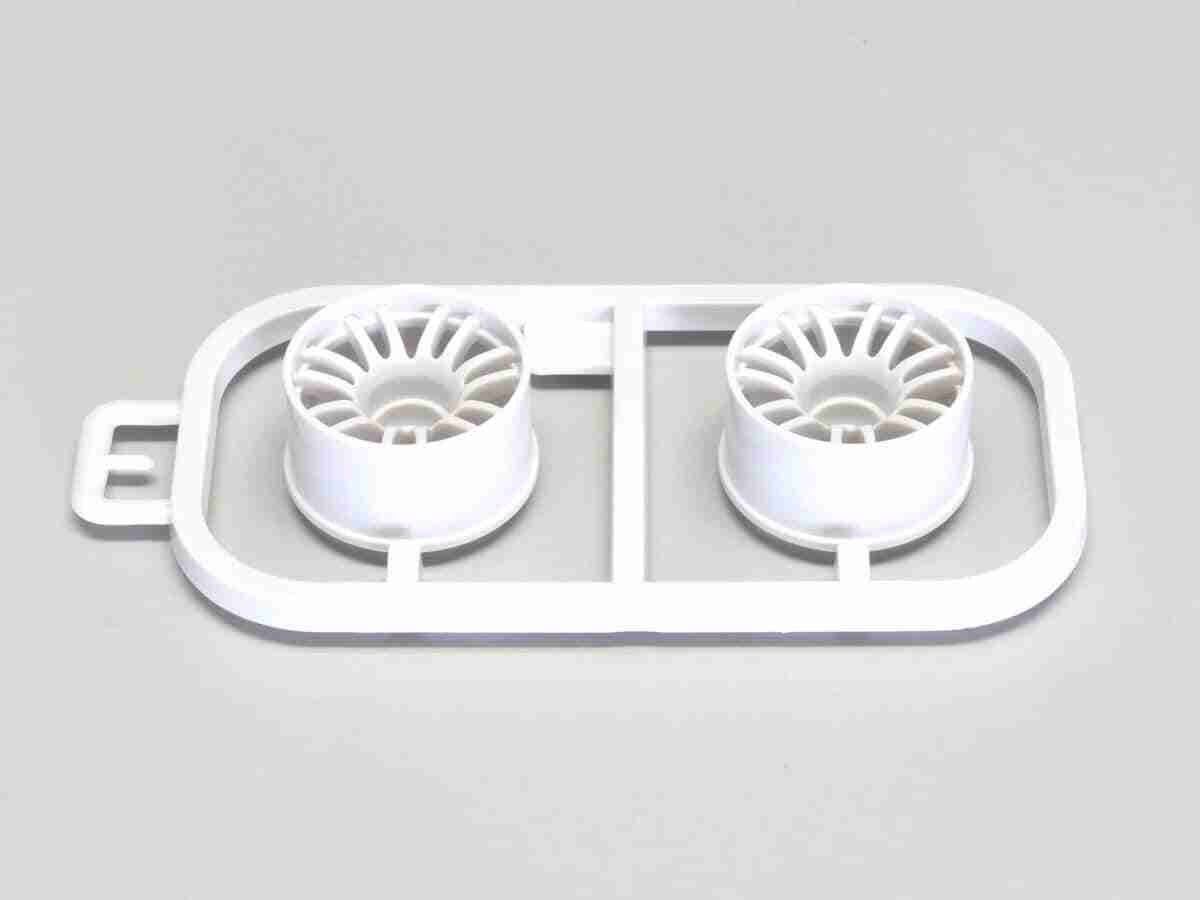 Kyosho-MZH131W-W2-Wheels-Set-Kyosho-Mini-Z-MR03-Wide-Offset-2.0-2-White Kyosho Wheels Set Kyosho Mini-Z MR03 Wide-Offset 2.0 (2) White