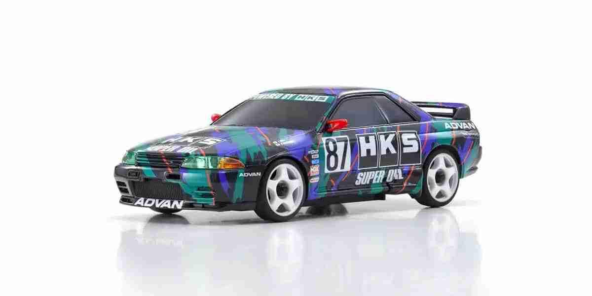 Kyosho Mini-Z AWD Nissan Skyline GT-R R32 1993 HKS #87 (MA020-KT531P)-K.32652HK-1 Kyosho Mini-Z AWD Nissan Skyline GT-R R32 1993 HKS #87 (MA020-KT531P) - K.32652HK