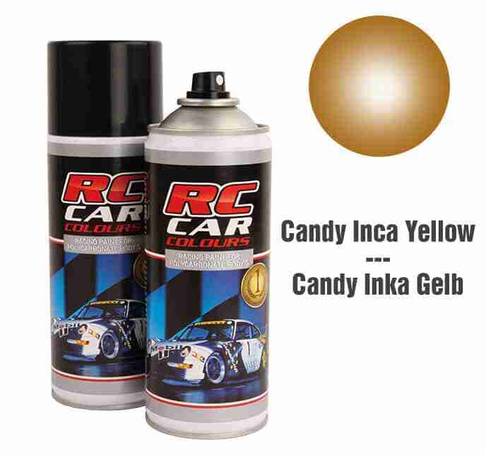 Lexan-Spray-Candy-Inca-Yellow-150ml_10 RC Car Colours Candy Inca Yellow Nr 1023 Spraymaling