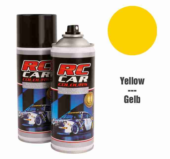 Lexan-Spray-Yellow-Nr-019-150ml_10 RC Car Colours Yellow Nr 019 Spraymaling