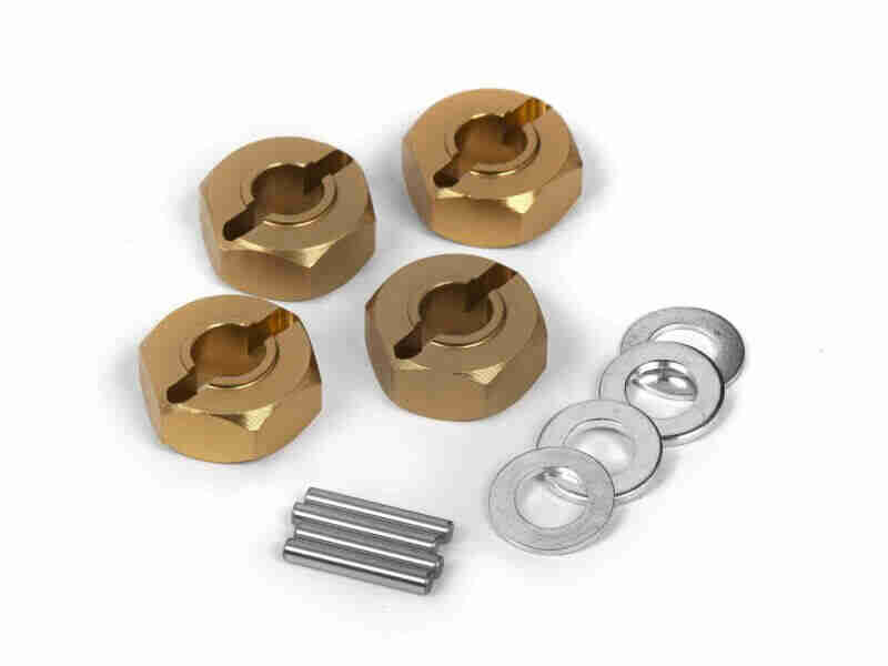 Maverick-150184-Aluminum-12mm-Wheel-Hex-Hub-Set-4Pcs Maverick 150184 Aluminum 12mm Wheel Hex Hub Set (4Pcs)