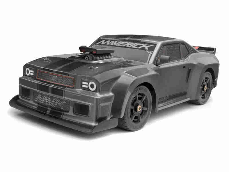 Maverick-150317-Quantumr-Muscle-Car-Body-Grey Maverick 150317 Quantumr Muscle Car Body - Grey