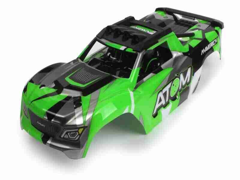 Maverick-150534-Assembled-Bodyshell-Green Maverick 150534 Assembled Bodyshell Green