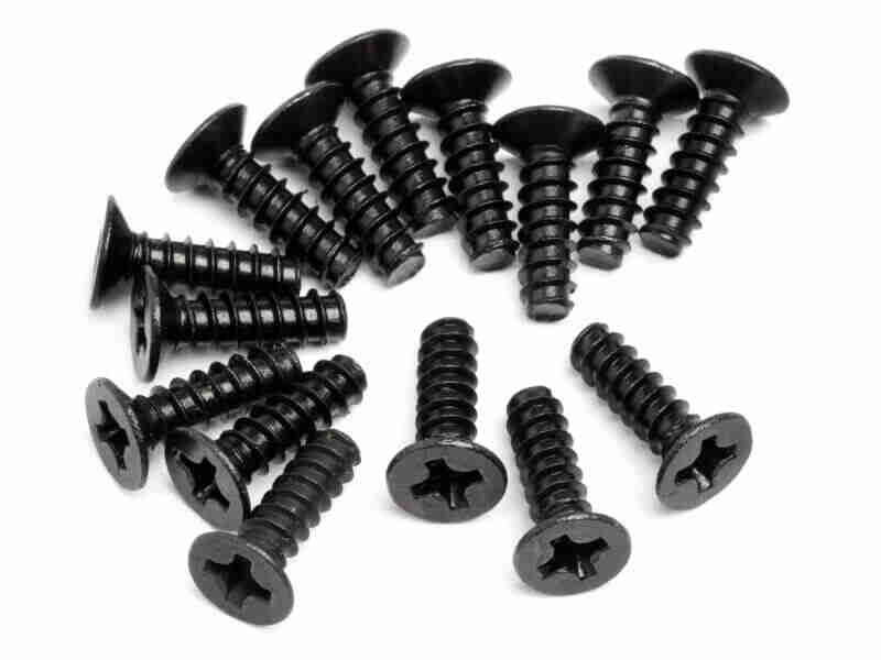 Maverick-22052-Countersunk-Cross-Head-Self-Tapscrew-M3X10mm-15Pcs Maverick 22052 Countersunk Cross Head Self-Tapscrew M3X10mm