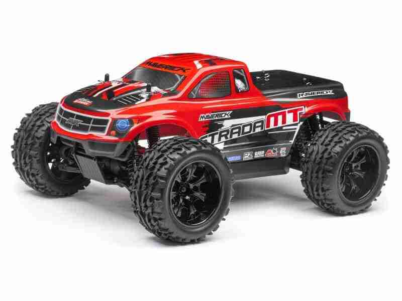Maverick-22744-Monster-Truck-Painted-Body-Red-Mt Maverick 22744 Monster Truck Painted Body Red (Mt)