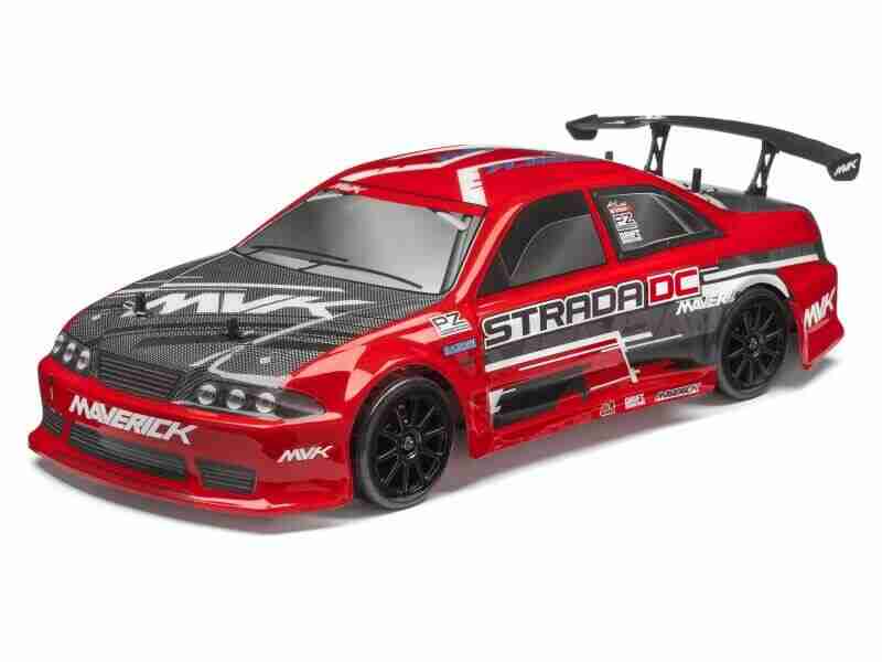 Maverick-22750-Drift-Car-Painted-Body-Red-DC Maverick 22750 Drift Car Painted Body Red (DC)