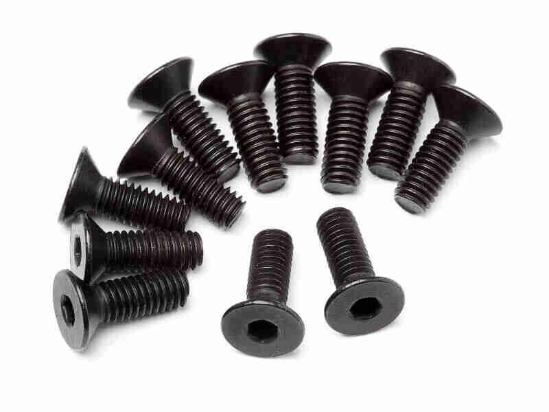Maverick-24071-Flat-Head-Screw-M4X12mm-12-Pcs Maverick 24071 Flat Head Screw M4X12mm 12 Pcs