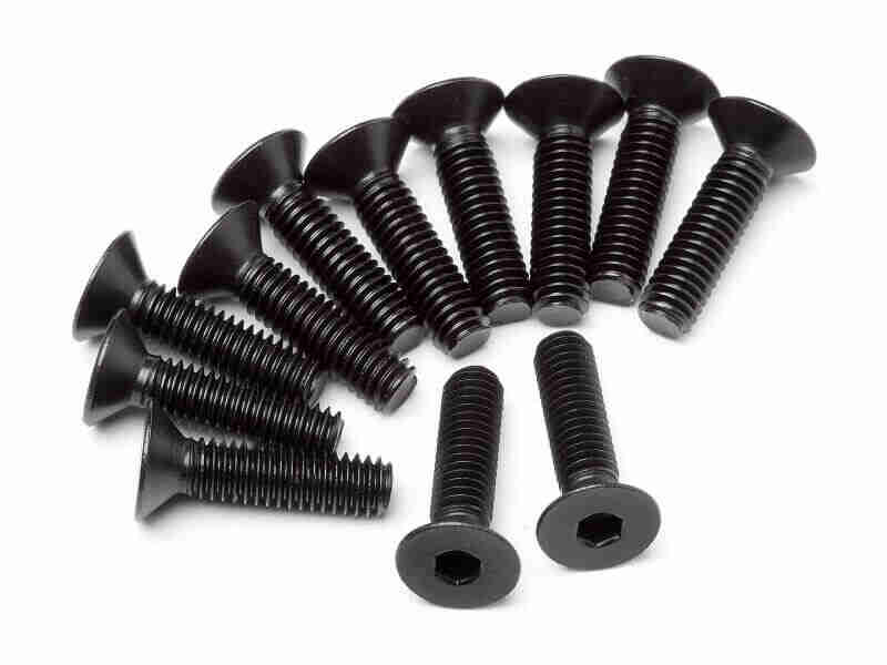 Maverick-24072-Flat-Head-Screw-M4X16mm-12-Pcs Maverick 24072 Flat Head Screw M4X16mm 12 Pcs