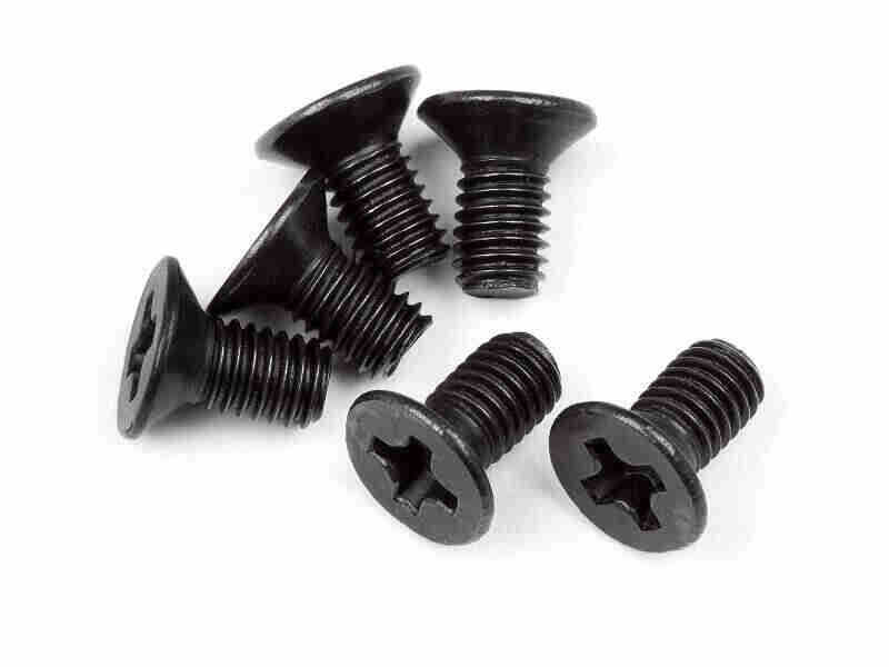 Maverick-28037-Flat-Head-Screw-M3-X-6mm-6Pcs Maverick 28037 Flat Head Screw M3 X 6mm 6Pcs