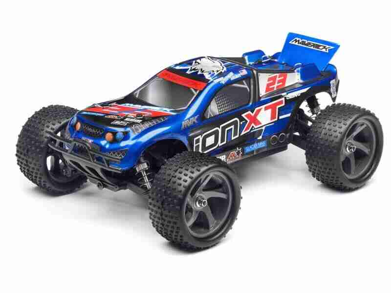 Maverick-28065-Truggy-Painted-Body-Blue-With-Decals-Ion-Xt Maverick 28065 Truggy Painted Body Blue With Decals (Ion Xt)