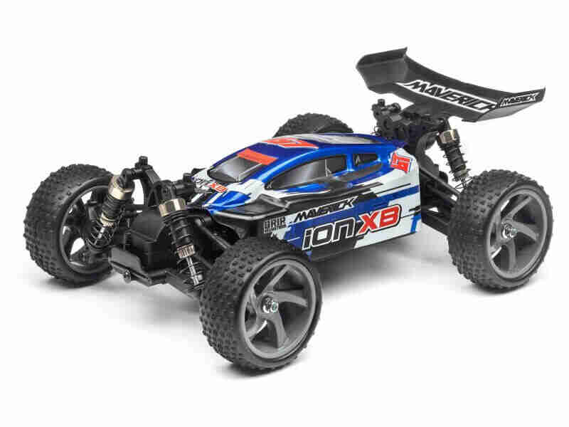 Maverick-28066-Buggy-Painted-Body-Blue-With-Decals-Ion-Xb Maverick 28066 Buggy Painted Body Blue With Decals (Ion Xb)