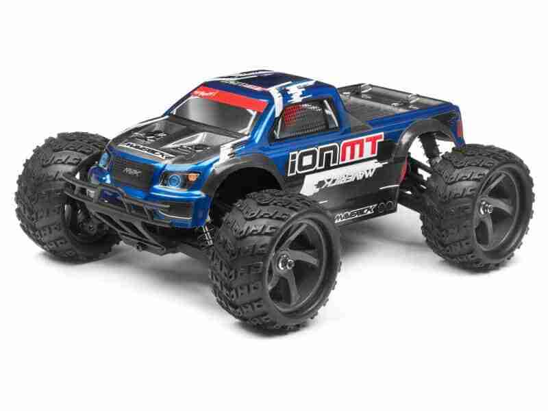 Maverick-28074-Clear-Monster-Truck-Body-With-Decals-Ion-Mt Maverick 28074 Clear Monster Truck Body With Decals (Ion Mt)