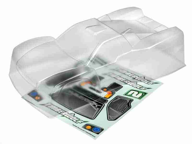 Maverick-29016-Timberwolf-Clear-Bodyshell-with-Decals Maverick 29016 Timberwolf Clear Bodyshell W/Decals