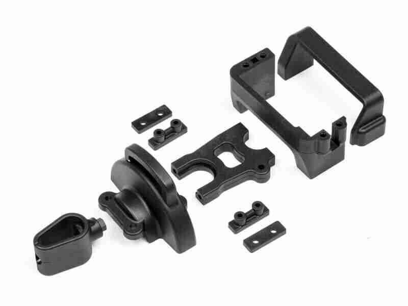Maverick-29038-Centre-Diff-And-Servo-Mounts-W-Wire-Holder-And-Cover Maverick 29038 Centre Diff And Servo Mounts W/Wire