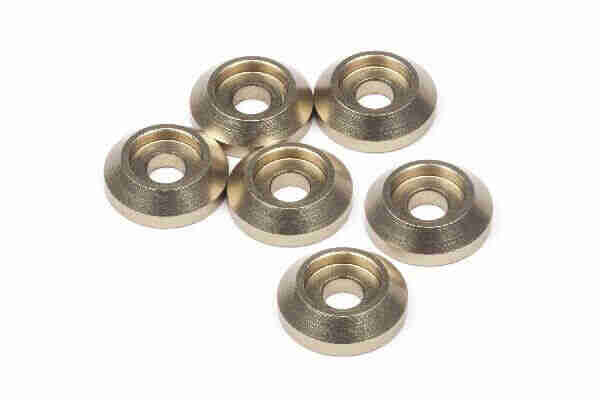 Maverick-29127-Cap-Head-Screw-Cone-Washer-Gold-6Pcs Maverick 29127 Cap Head Screw Cone Washer - Gold (6Pcs)