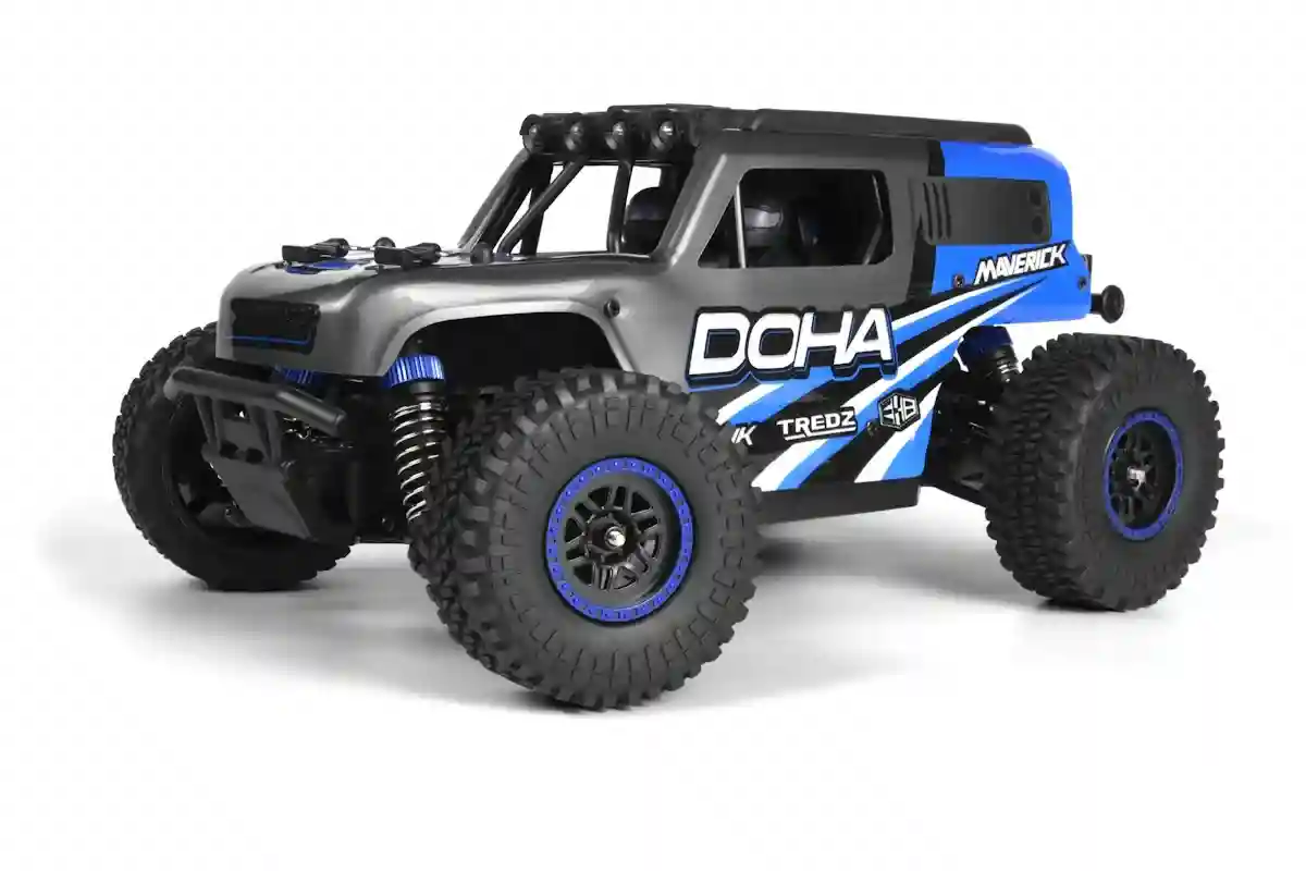 Maverick-Doha-Fjernstyret-Desert-Truck-Blaa Maverick Doha Fjernstyret Desert Truck