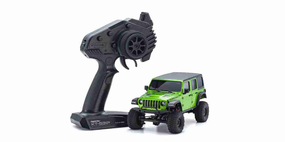 Mini-Z-4X4-MX-01-Jeep-Wrangler-Unlimited-Rubicon-Green-KT531P-K.32536GR Mini-Z 4X4 MX-01 Jeep Wrangler Unlimited Rubicon Green