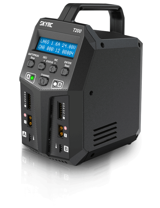 SkyRC-T200-AC-DC-12A-oplader SkyRC T200 AC/DC 12A oplader