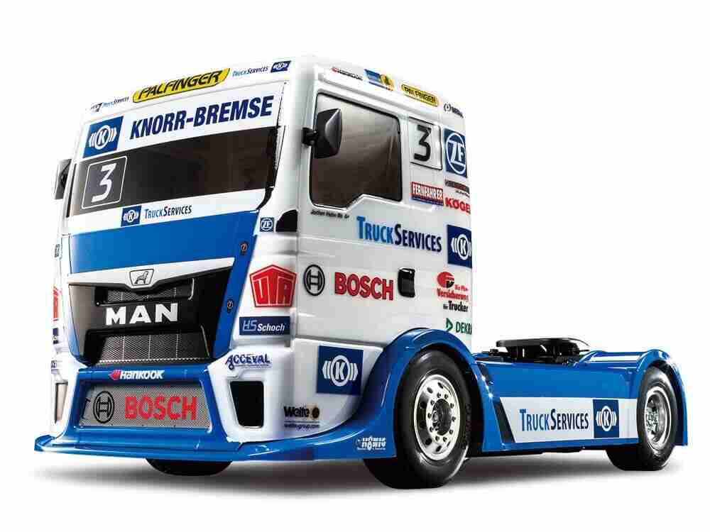 Tamiya-58632-Team-Hahn-Racing-MAN-TGS-TT-01E-1-14-Byggesaet Tamiya 58632 Team Hahn Racing MAN TGS Fjernstyret bil