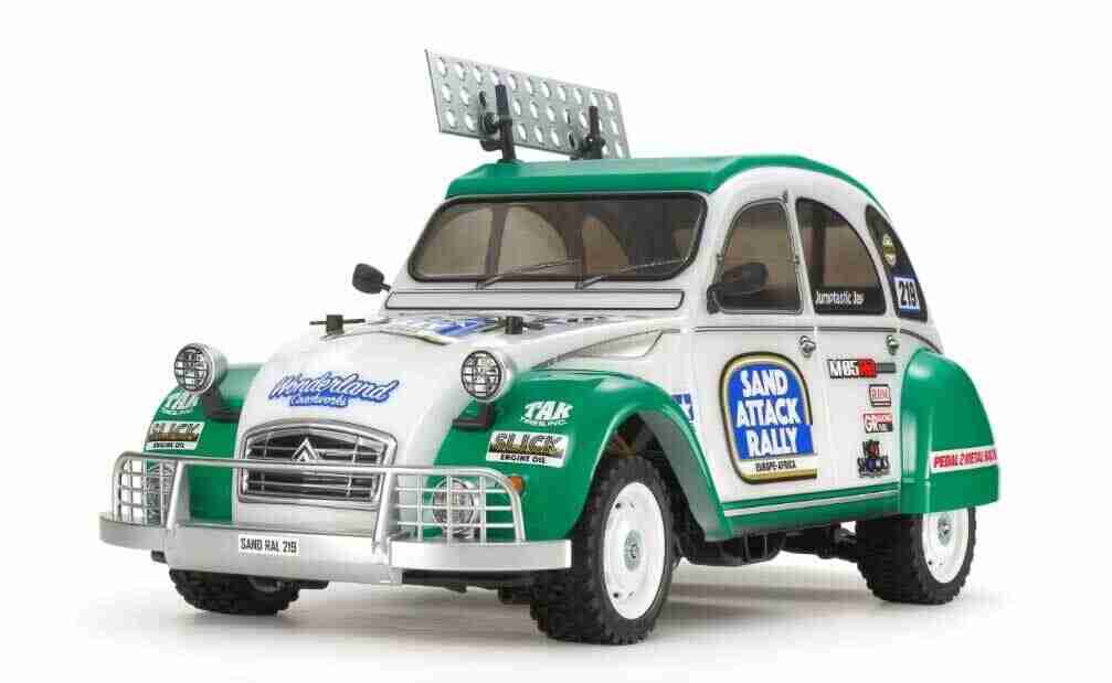 Tamiya-58670-Citroen-2CV-Rally-M05-Ra-Fjernstyret-Bil Tamiya 58670 Citroën 2CV Rally (M05-Ra) Fjernstyret bil