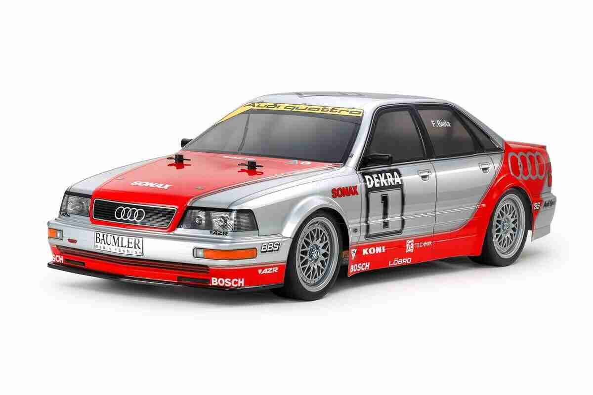 Tamiya-58699-Audi-V8-1992-Touring-car-TT-02-Fjernstyret-bil Tamiya 58699 Audi V8 1992 Touring car (TT-02) Fjernstyret bil