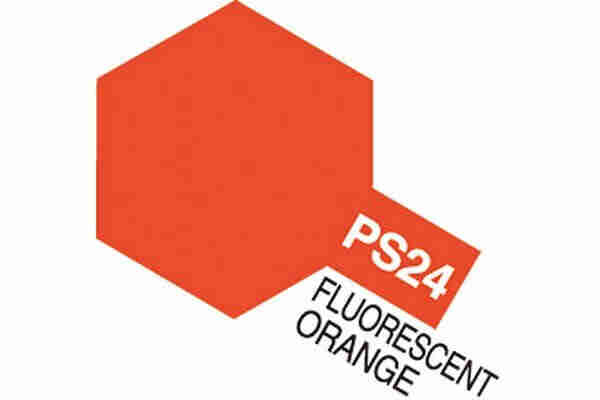 Tamiya-Color-Lexan-PS-24-Flourecent-Orange Tamiya Color Lexan PS-24 Flourecent Orange