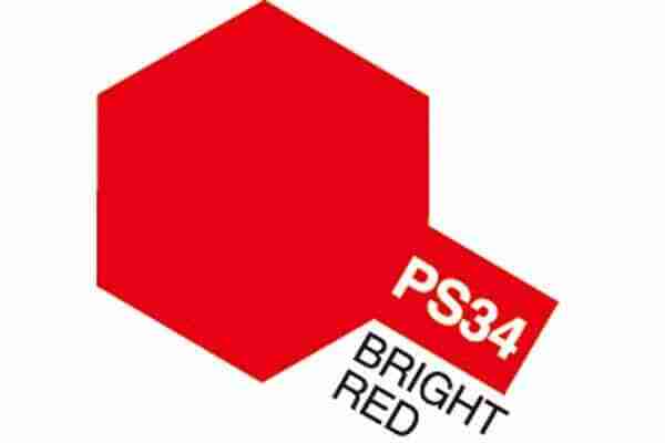 Tamiya-Color-Lexan-PS-34-Bright-Red Tamiya Color Lexan PS-34 Bright Red
