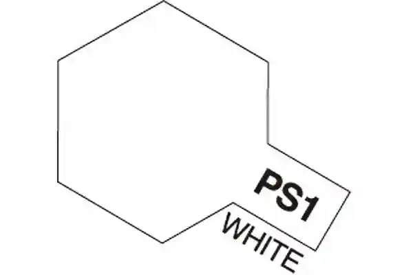 Tamiya-Spraymaling-PS-1 Tamiya Color Lexan PS-1 White